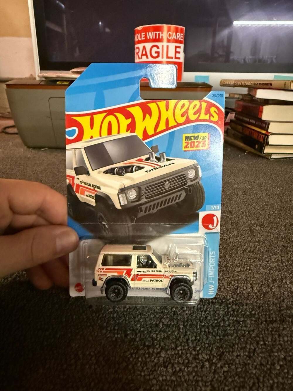 Hot Wheels 2023 HW J-Imports Nissan Patrol Custom 1/10 20/250 White Diecast Car